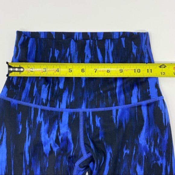 Lululemon Blue High Rise Wunder Under Leggings 4 - Picture 5 of 7